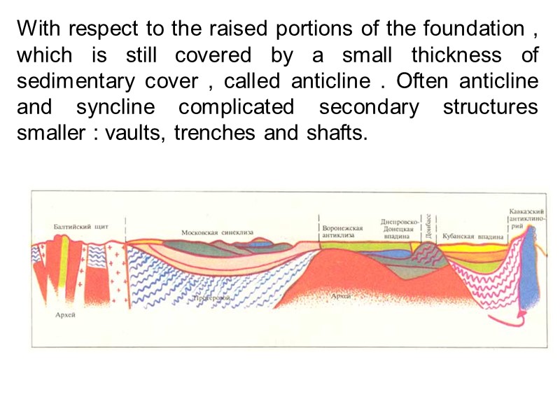 With respect to the raised portions of the foundation , which is still covered